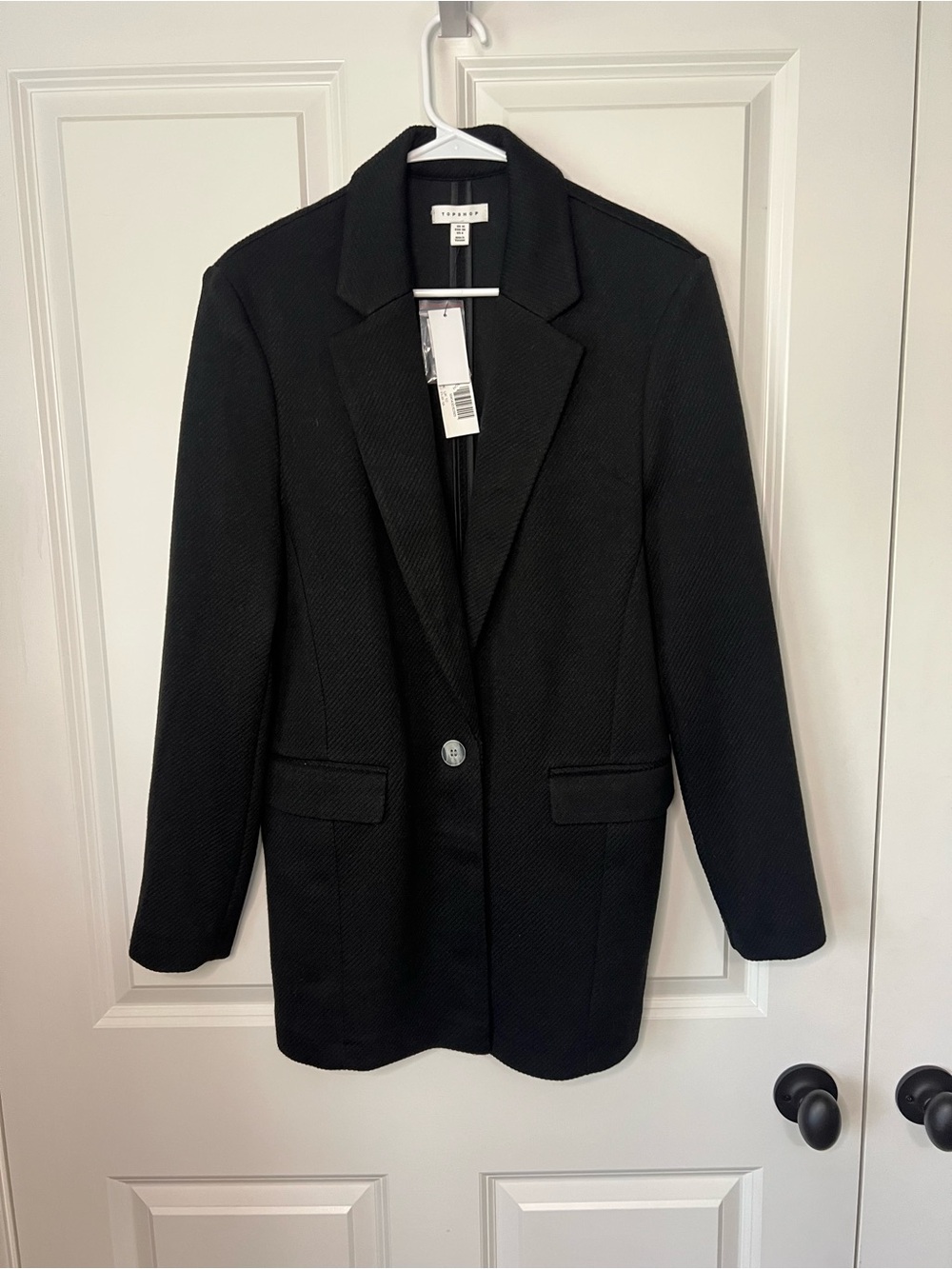 TopShop Women’s Black Tailored Blazer Jacket